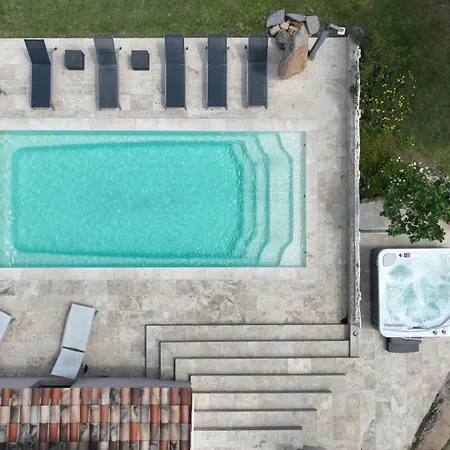 La Chiappa Bord De Avec Piscine Chauffee Et Jacuzzi Villa *
